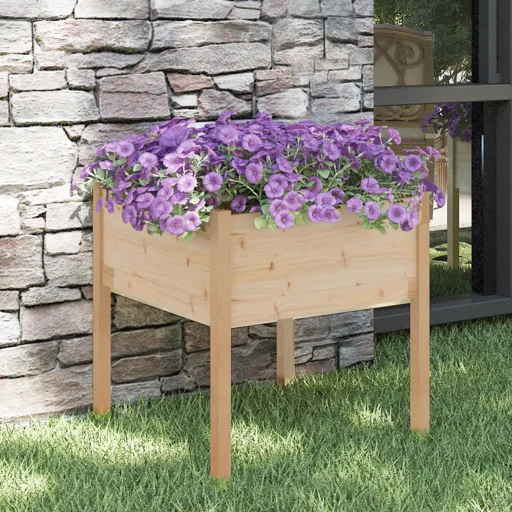 vidaXL Fioriera da Giardino 70x70x70 cm in Legno Massello di Pino