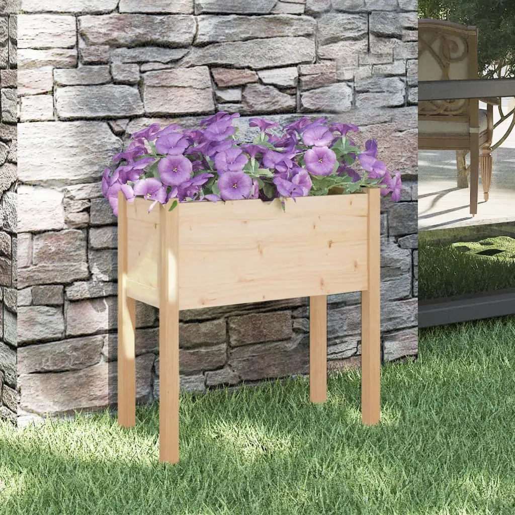 vidaXL Fioriera da Giardino 70x31x70 cm Legno Massello di Pino