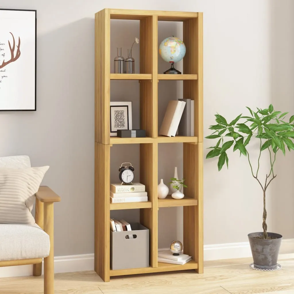 vidaXL Libreria 70x30x180 cm in Legno Massello di Teak