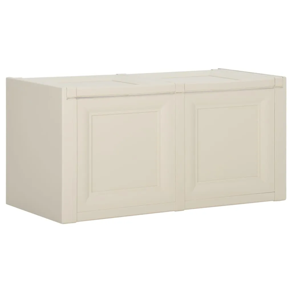 vidaXL Baule per Cuscini Vaniglia 86x40x42 cm 85 L