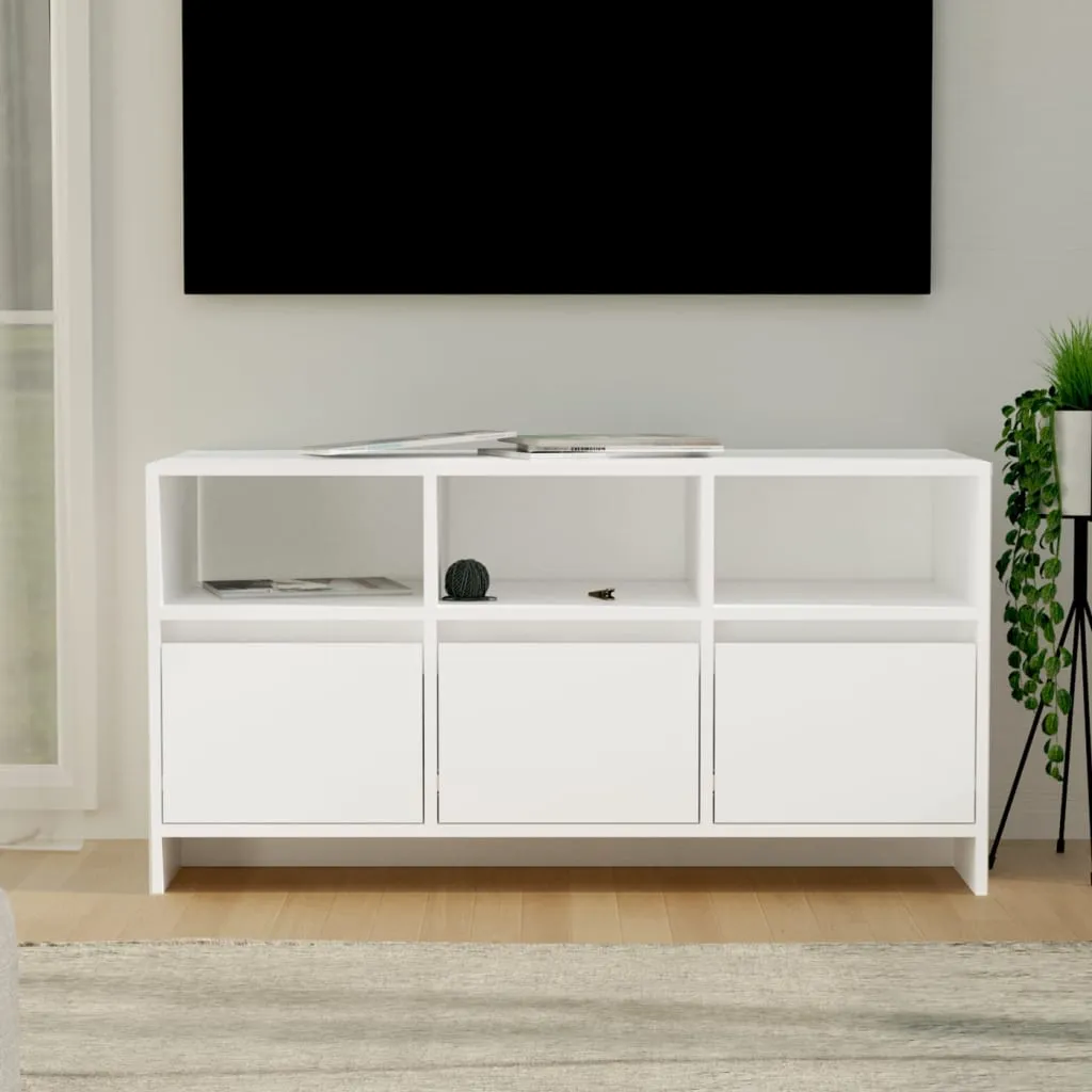 vidaXL Mobile Porta TV Bianco 102x37,5x52,5 cm in Truciolato