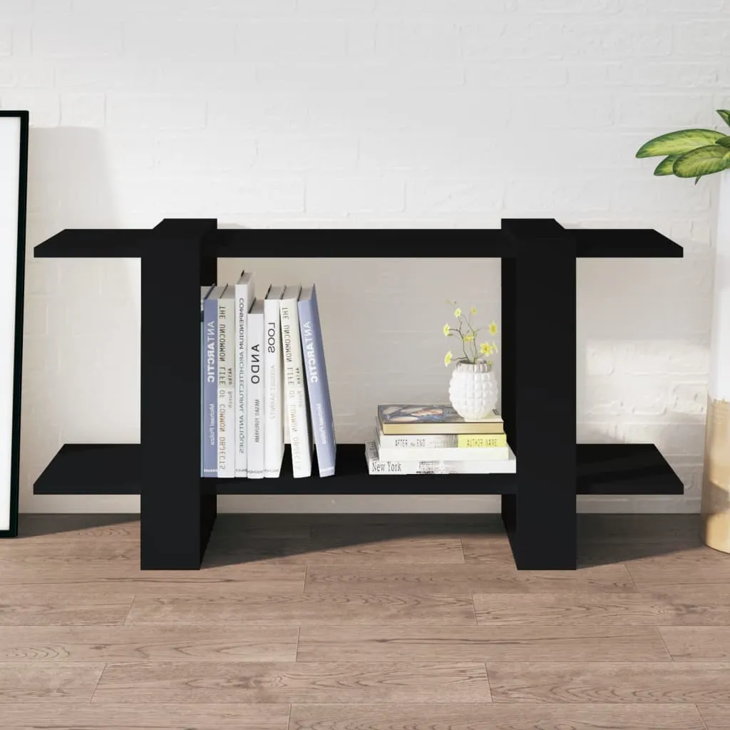 vidaXL Libreria Nera 100x30x51 cm in Legno Multistrato