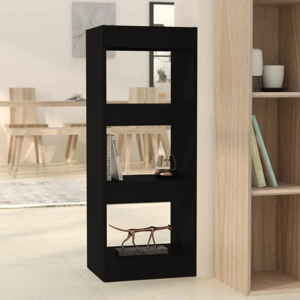 vidaXL Libreria/Divisorio Nero 40x30x103 cm in Truciolato