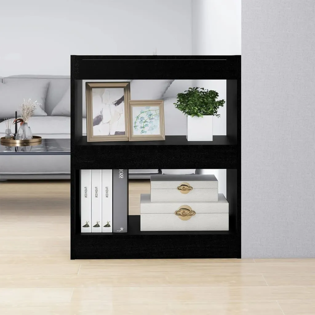 vidaXL Libreria/Divisorio Nero 60x30x72 cm