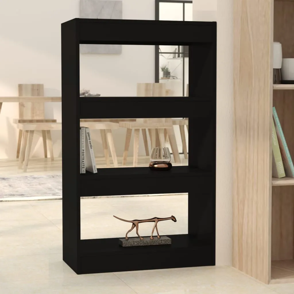 vidaXL Libreria/Divisorio Nero 60x30x103 cm in Truciolato