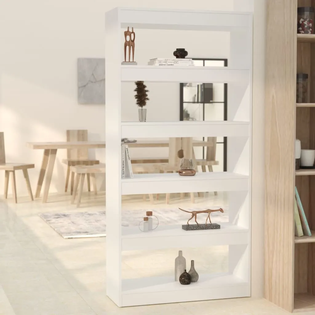 vidaXL Libreria/Divisorio Bianco 80x30x166 cm in Truciolato