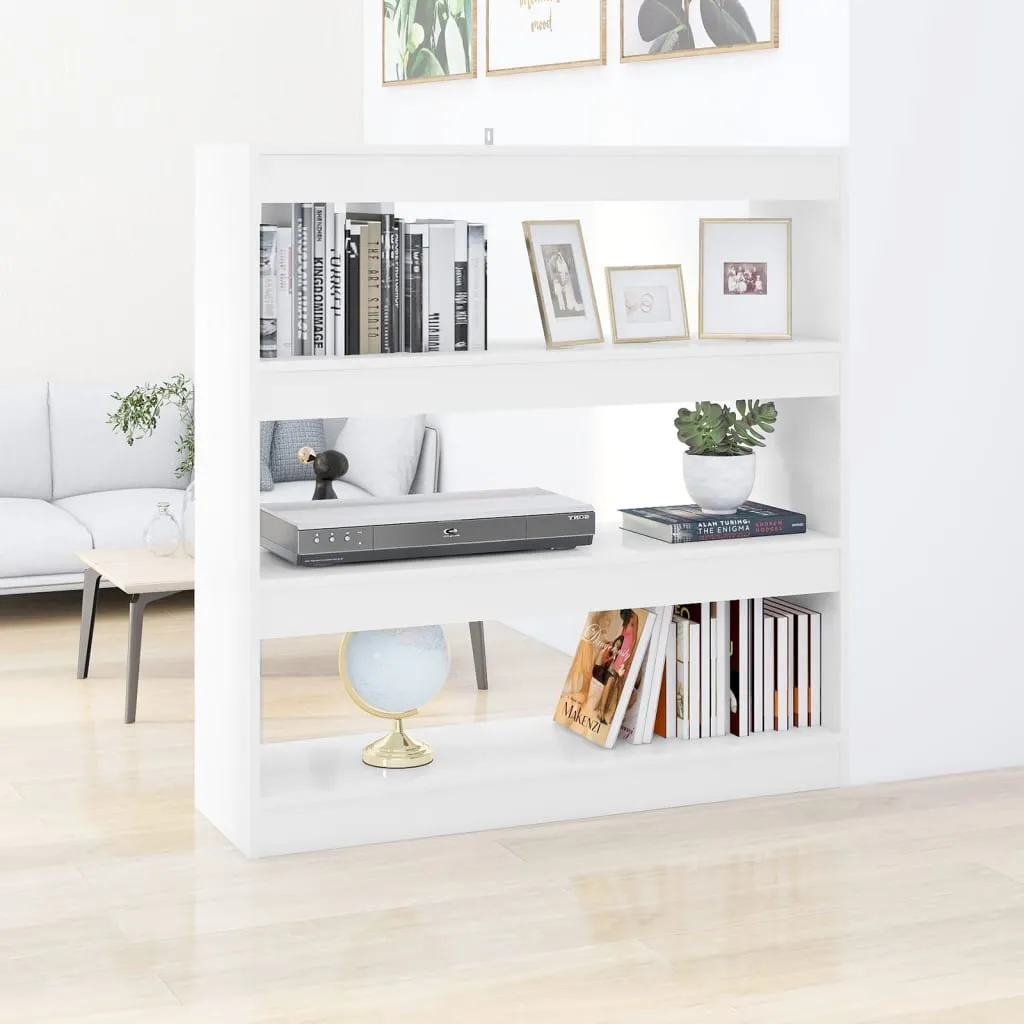 vidaXL Libreria/Divisorio Bianco 100x30x103 cm