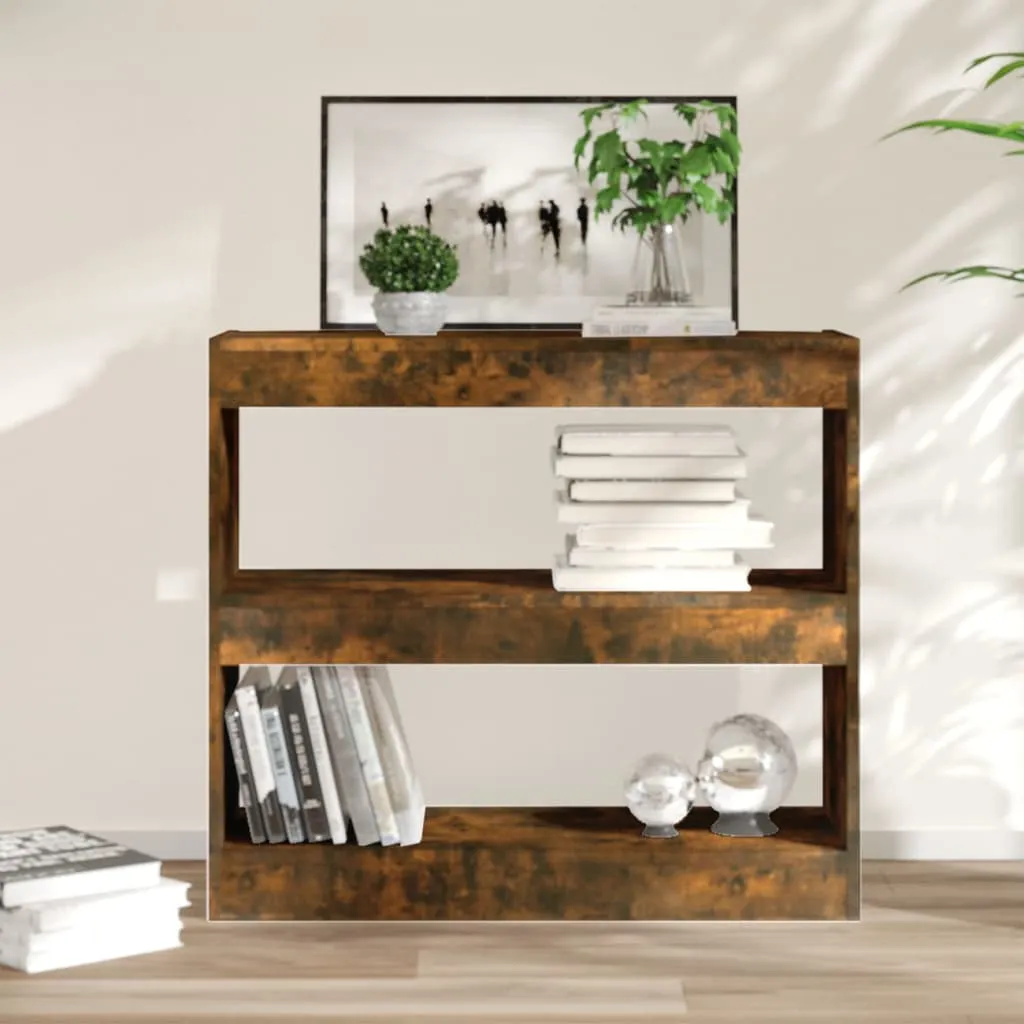 vidaXL Libreria/Divisorio Rovere Fumo 80x30x72 cm