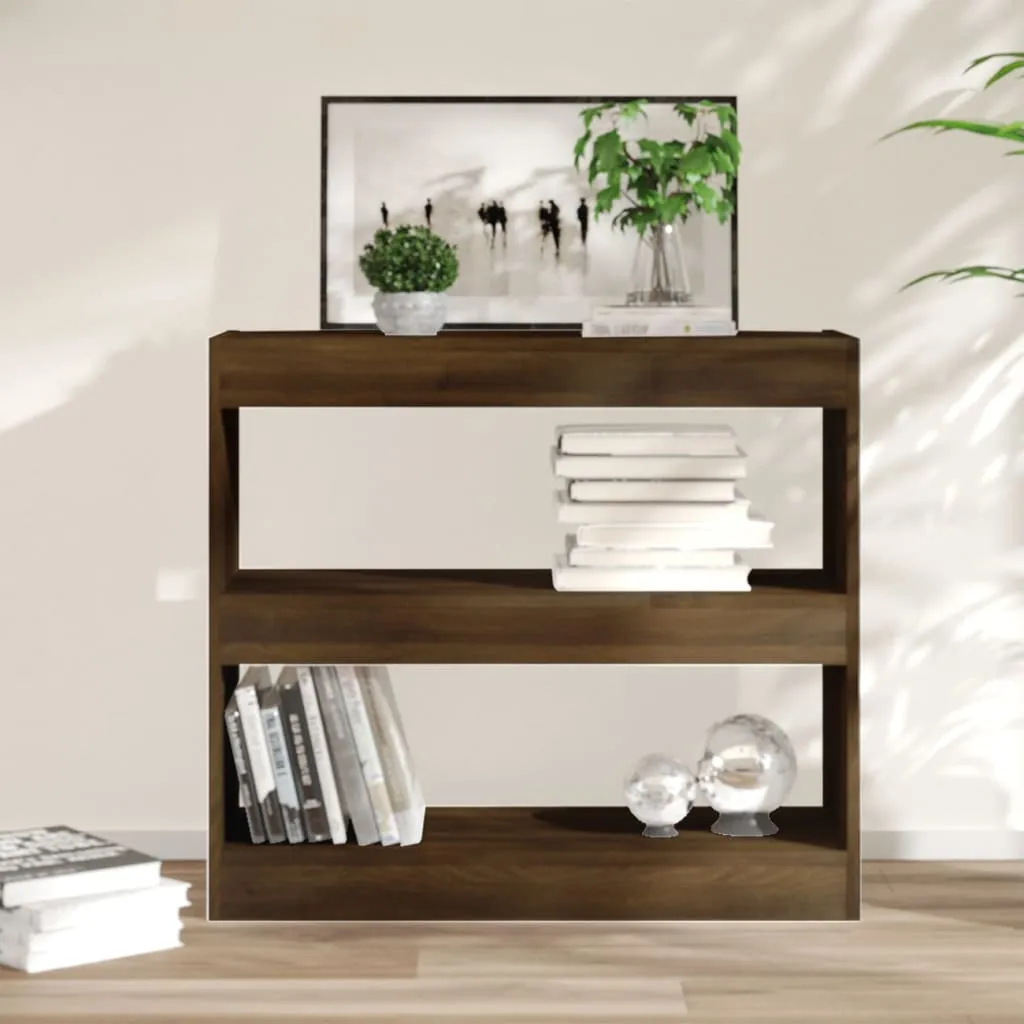 vidaXL Libreria/Divisorio Rovere Marrone 80x30x72 cm