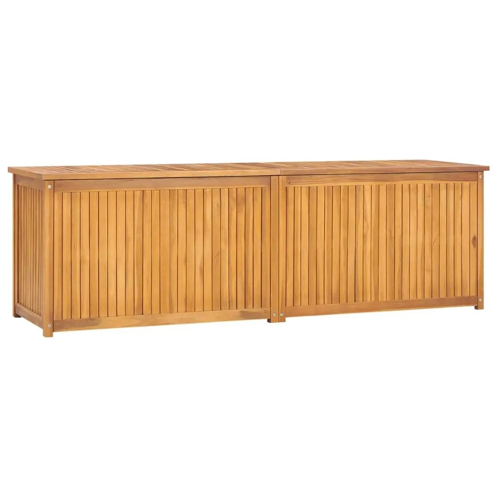 vidaXL Cassa da Giardino 175x50x55 cm in Legno Massello di Teak