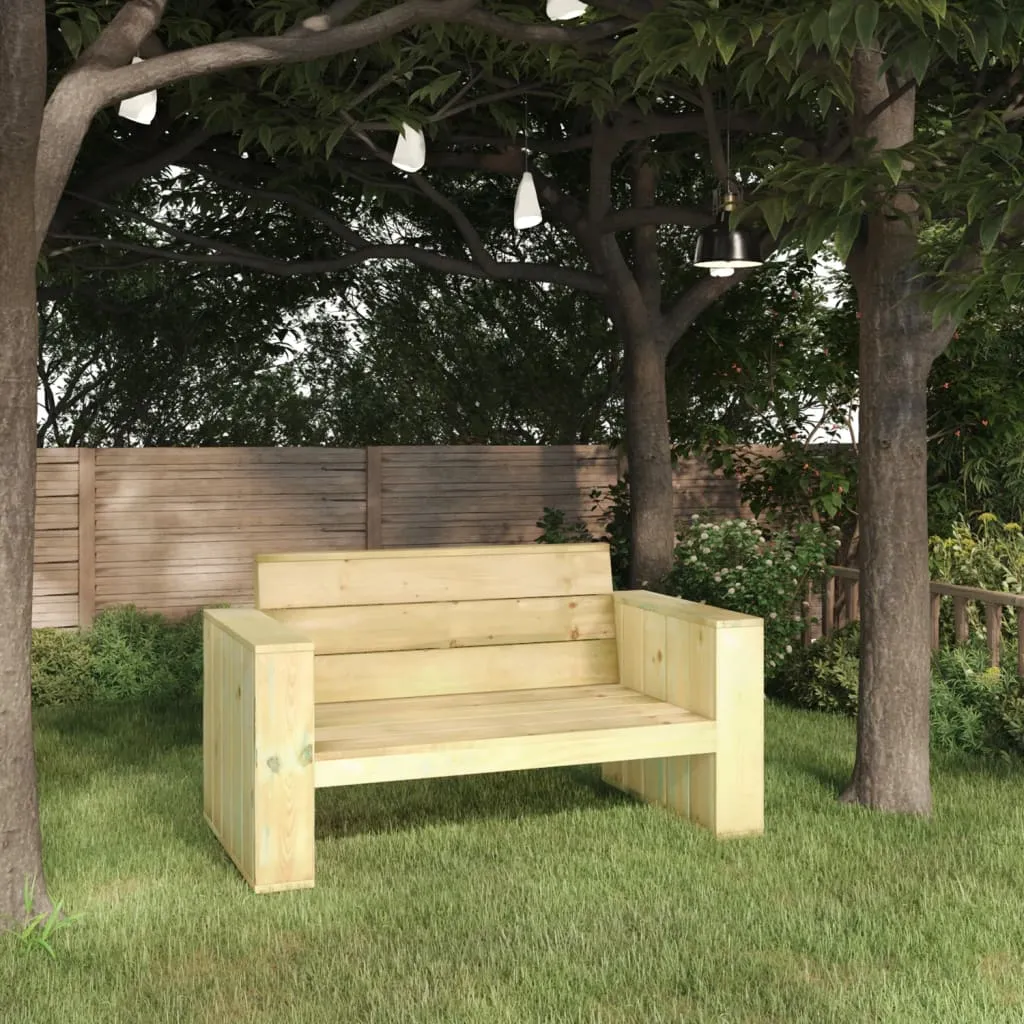 vidaXL Panca da Giardino 139 cm in Legno di Pino Impregnato