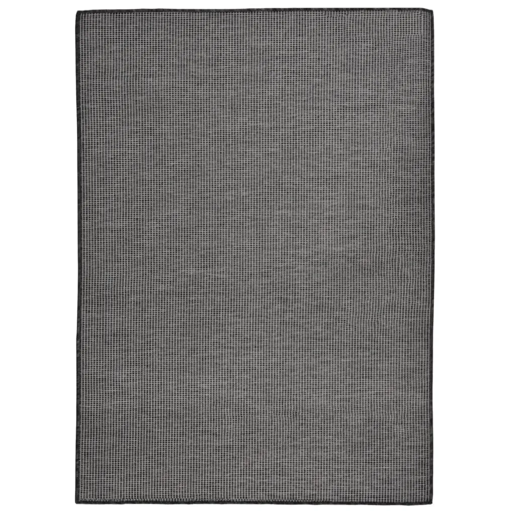 vidaXL Tappeto da Esterni a Tessitura Piatta 200x280 cm Grigio