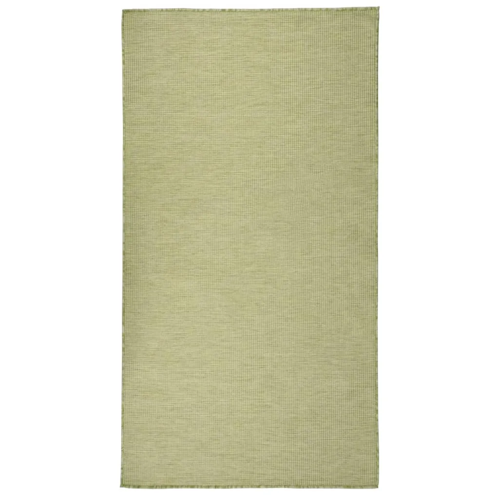 vidaXL Tappeto da Esterni a Tessitura Piatta 80x150 cm Verde