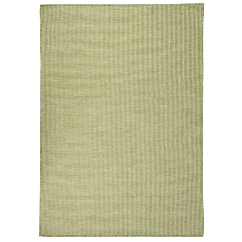 vidaXL Tappeto da Esterni a Tessitura Piatta 160x230 cm Verde