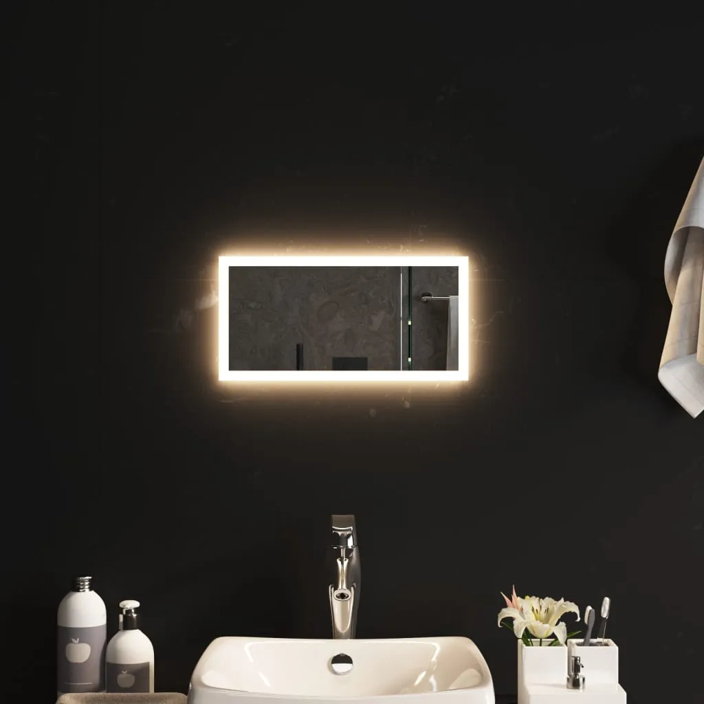 vidaXL Specchio da Bagno con Luci LED 40x20 cm