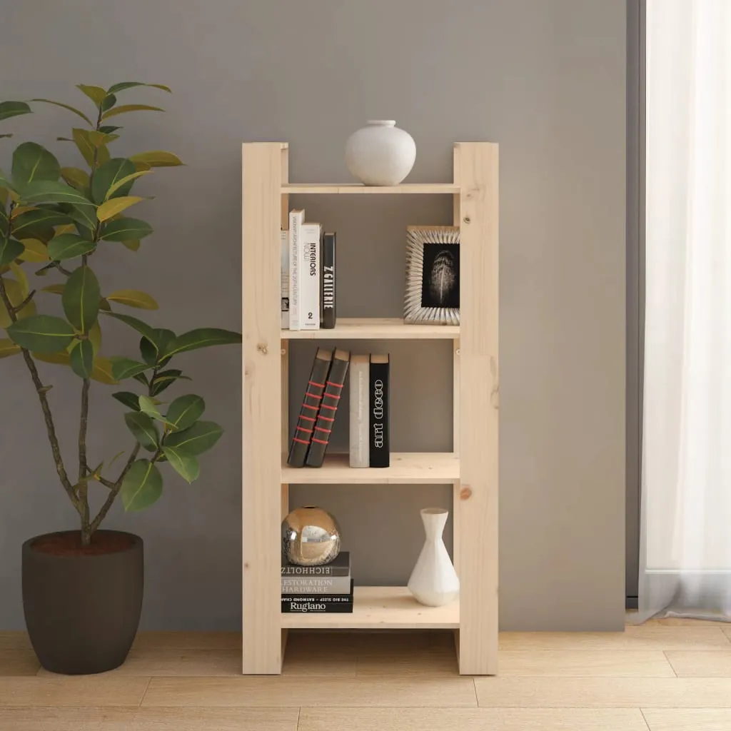 vidaXL Libreria/Divisorio 60x35x125 cm in Legno Massello di Pino