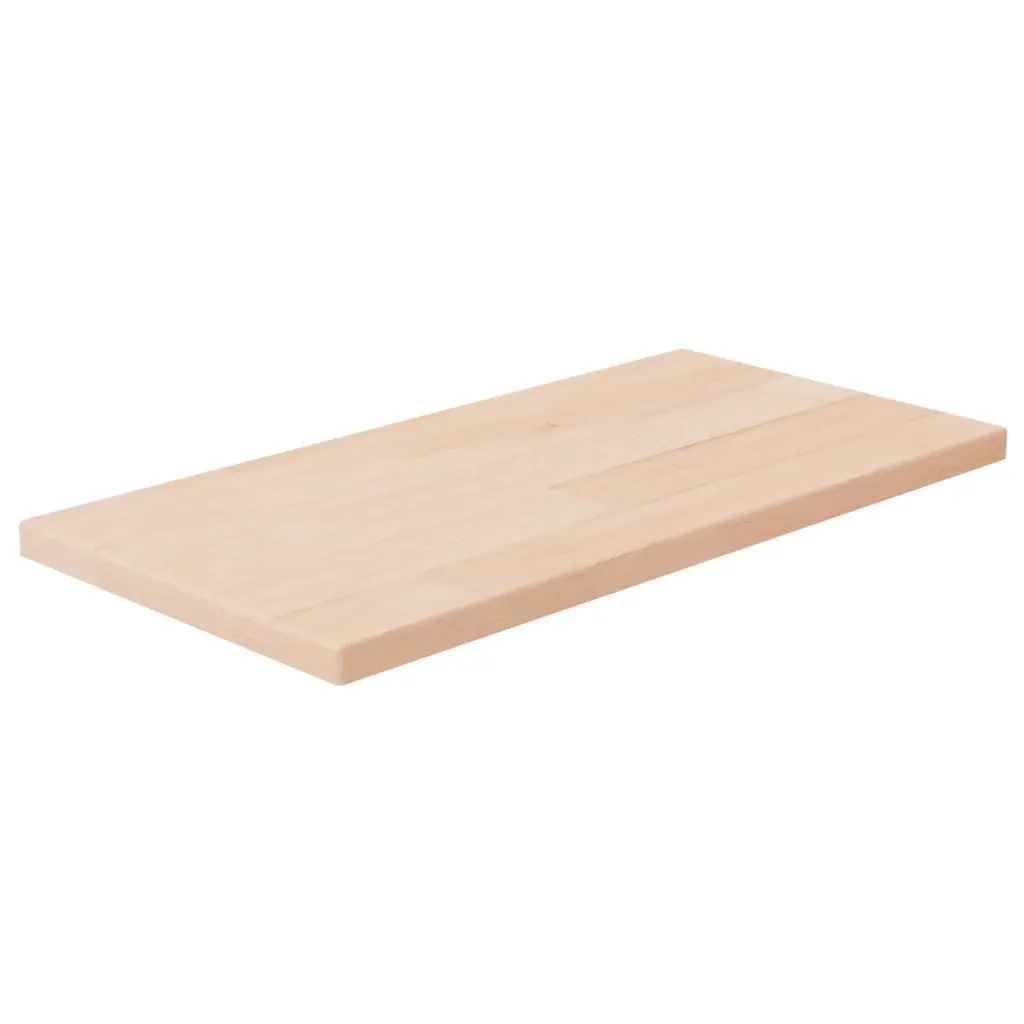 vidaXL Ripiano 40x20x1,5 cm Legno Massello di Rovere Non Trattato