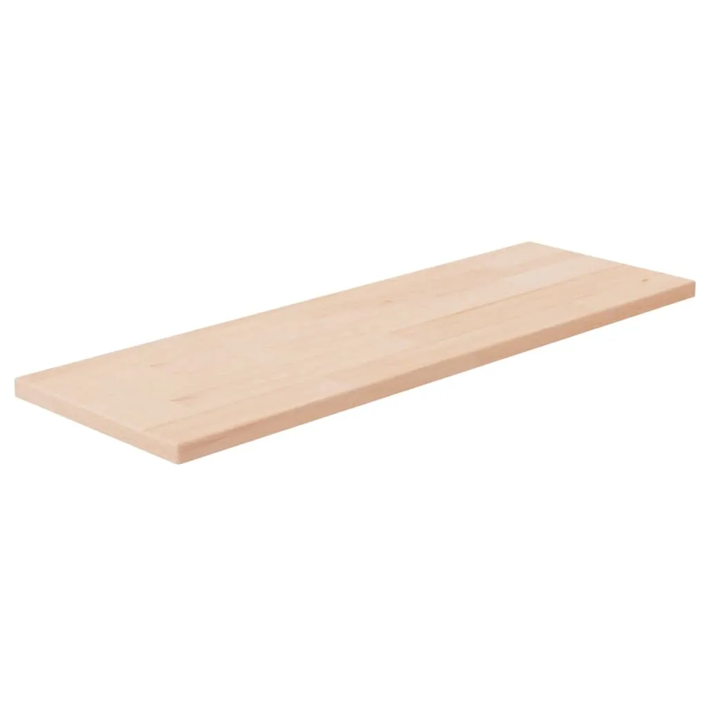 vidaXL Ripiano 60x20x1,5 cm Legno Massello di Rovere Non Trattato