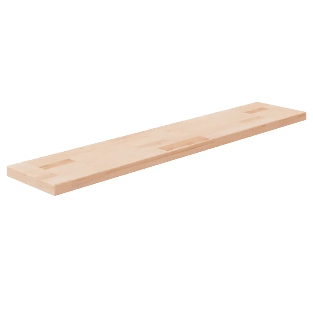 vidaXL Ripiano 100x20x2,5 cm Legno Massello di Rovere Non Trattato