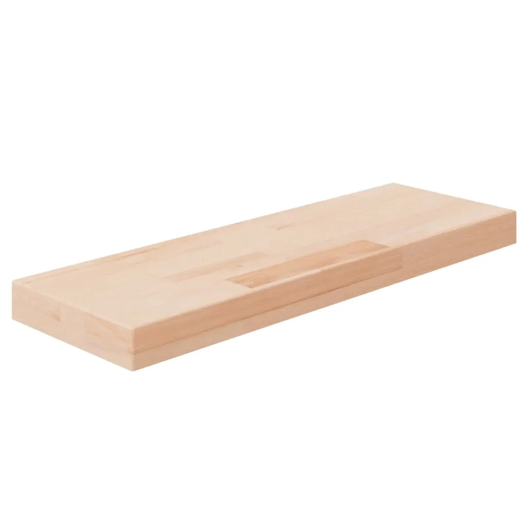 vidaXL Ripiano60x20x4 cm Legno Massello di Rovere Non Trattato