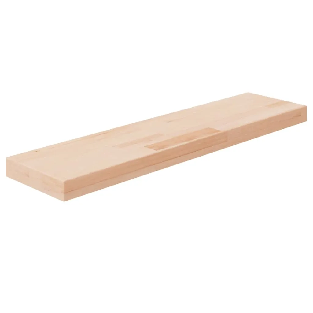 vidaXL Ripiano 80x20x4 cm Legno Massello di Rovere Non Trattato