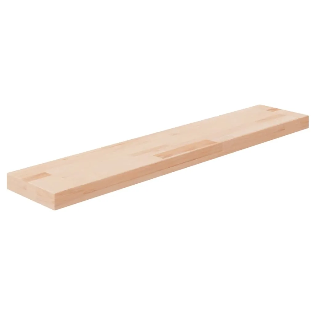 vidaXL Ripiano 100x20x4 cm Legno Massello di Rovere Non Trattato