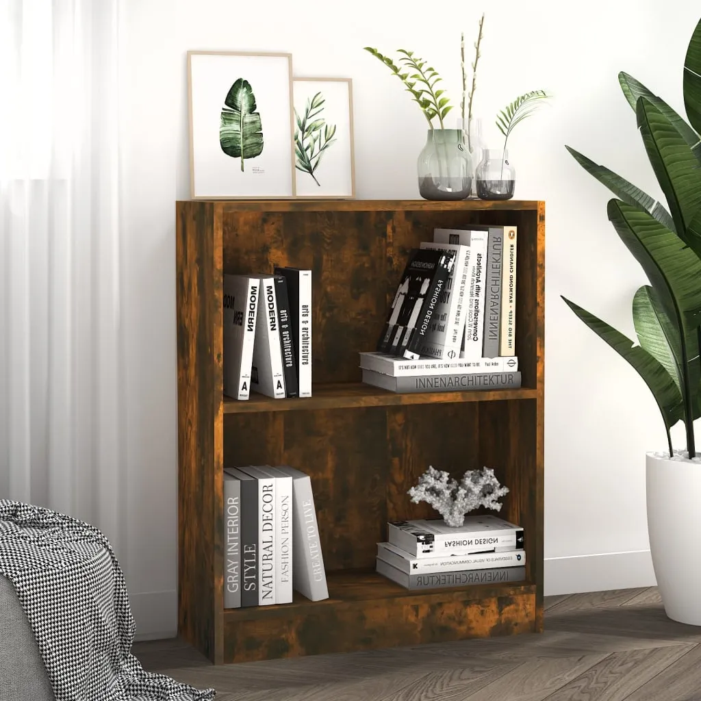 vidaXL Libreria Rovere Fumo 60x24x74,5 cm in Legno Multistrato