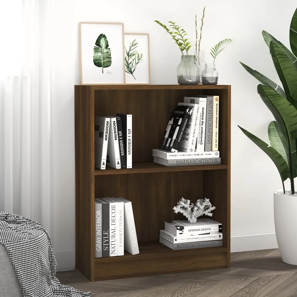 vidaXL Libreria Rovere Marrone 60x24x74,5 cm in Legno Multistrato