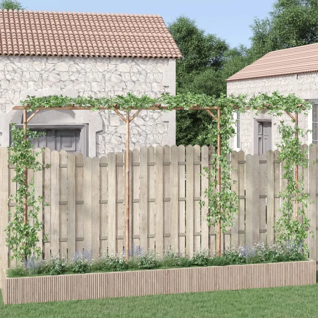 vidaXL Pergola in Bambù 385x40x205 cm