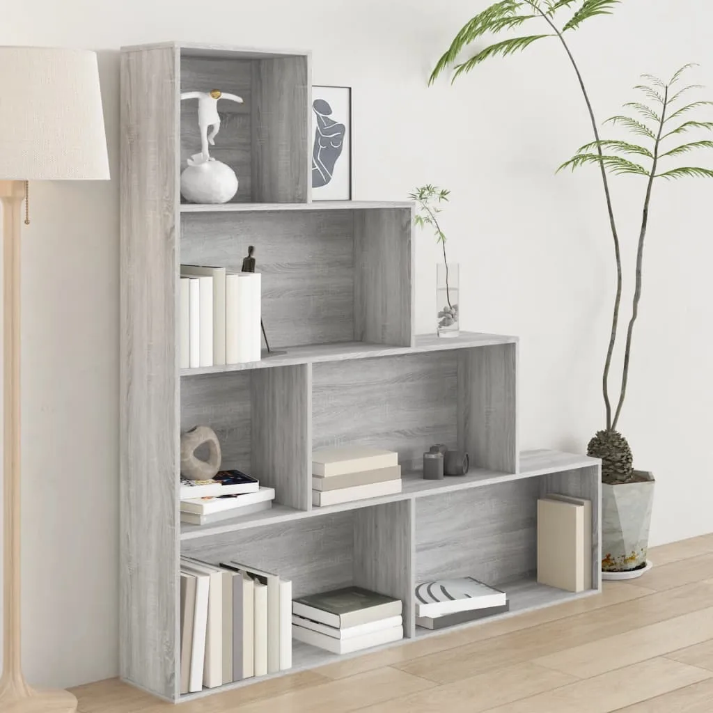 vidaXL Libreria Grigio Sonoma 155x24x160 cm