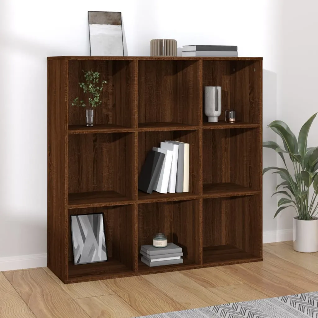 vidaXL Libreria Rovere Marrone 98x30x98 cm