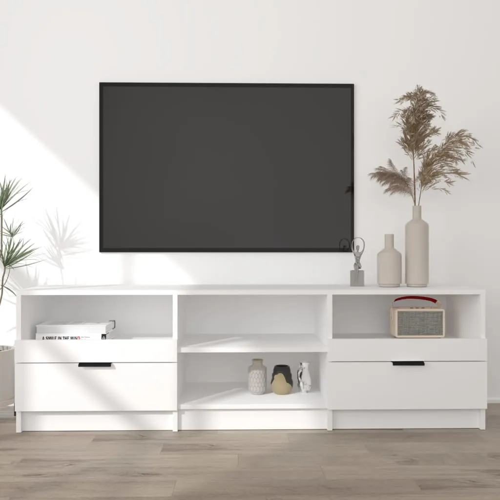 vidaXL Mobile Porta TV Bianco 150x33,5x45 cm in Legno Multistrato