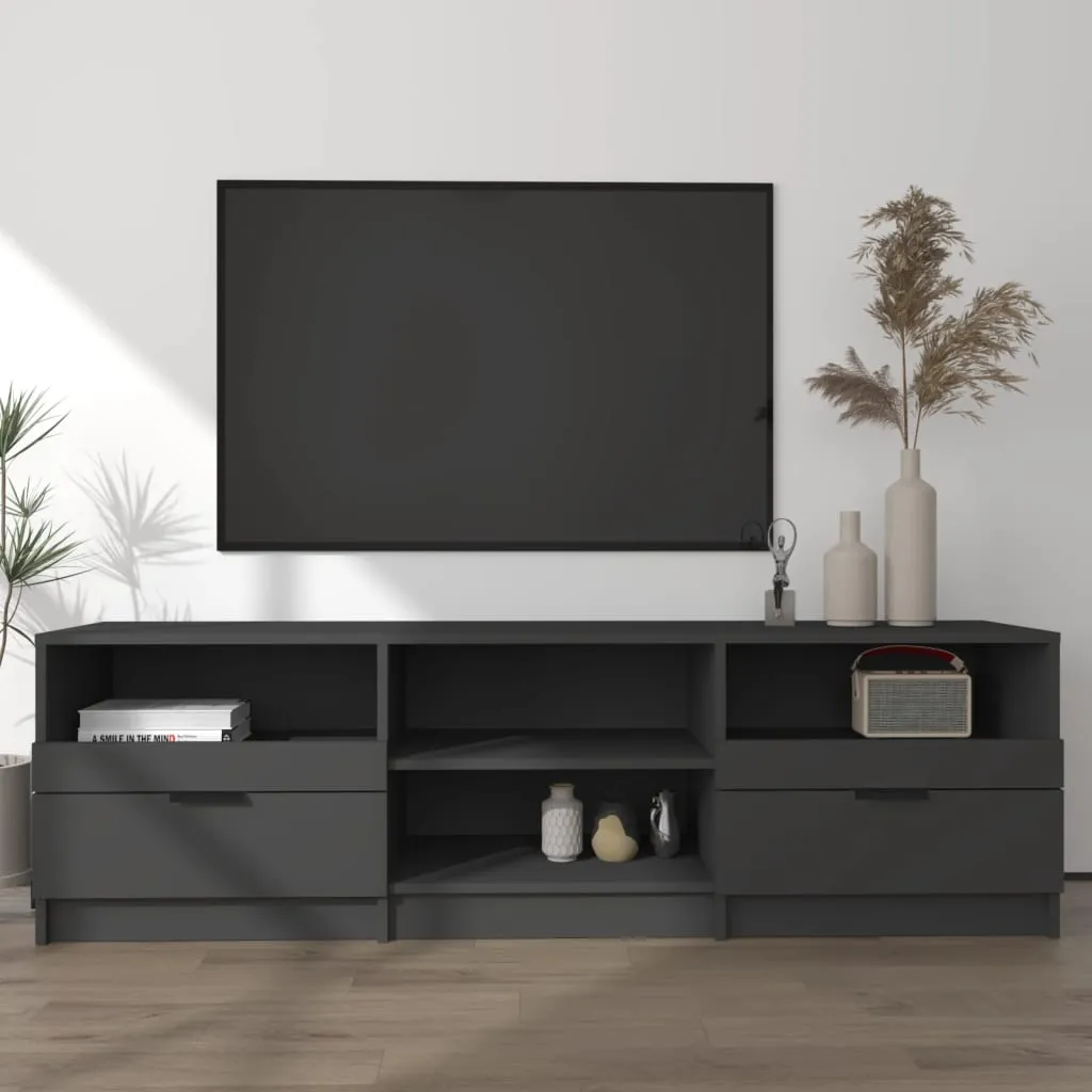 vidaXL Mobile Porta TV NEro 150x33,5x45 cm in Legno Multistrato