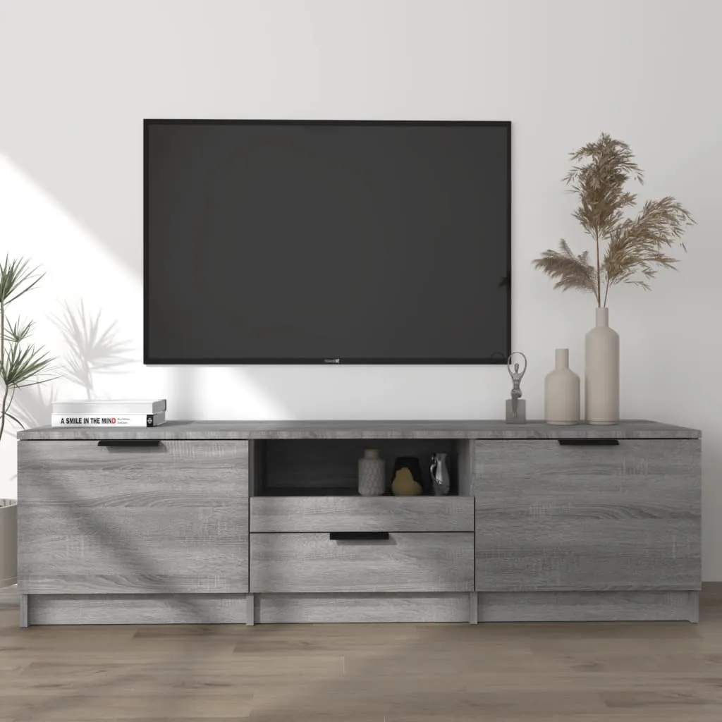 vidaXL Mobile TV Grigio Sonoma 140x35x40 cm in Legno Ingegnerizzato