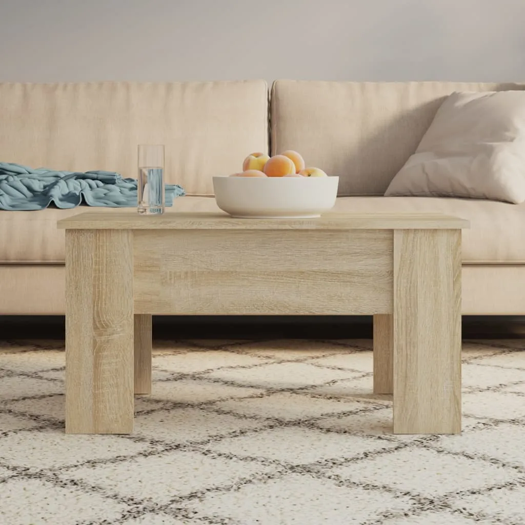 vidaXL Tavolino da Salotto Rovere Sonoma 79x49x41 cm Legno Multistrato