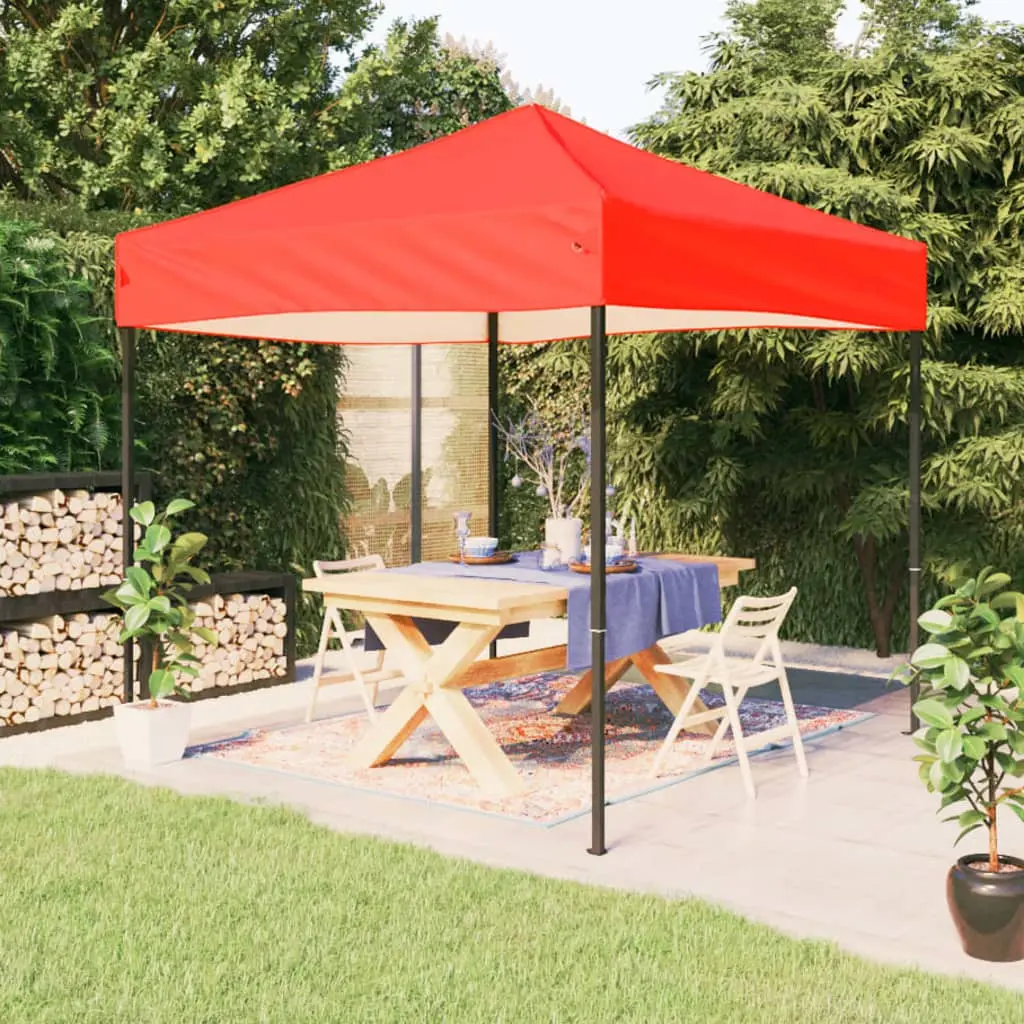 Tenda per Feste Pieghevole Rossa 2x2 m