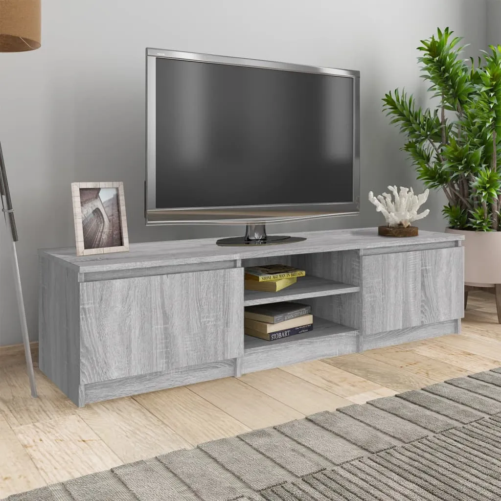 vidaXL Mobile TV Grigio Sonoma 140x40x35,5 cm in Legno Multistrato