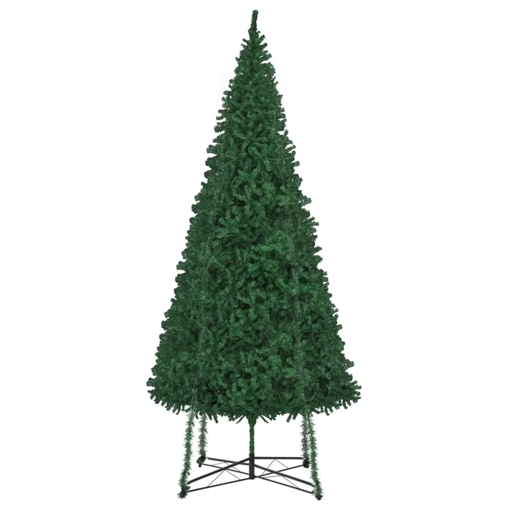 vidaXL Albero di Natale Artificiale con Base 500 cm Verde