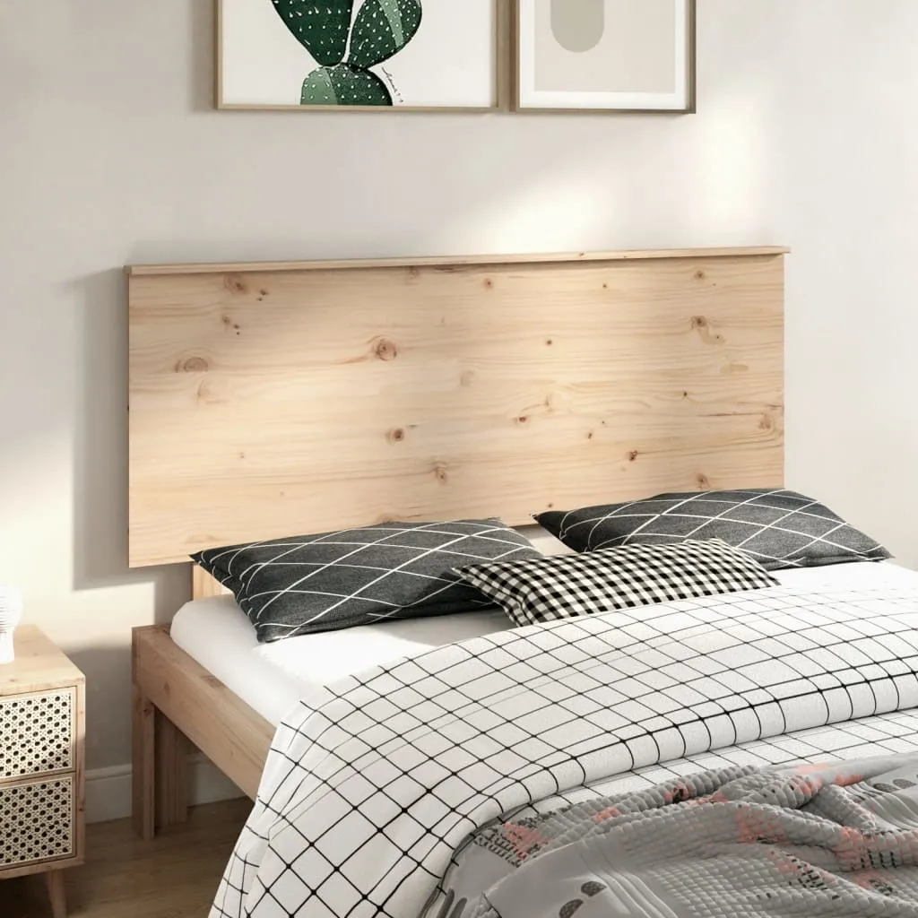 vidaXL Testiera per Letto 154x6x82,5 cm Legno Massello di Pino