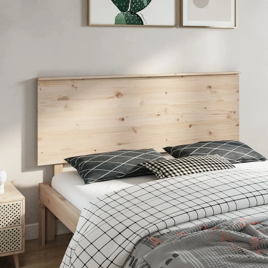 vidaXL Testiera per Letto 164x6x82,5 cm Legno Massello di Pino