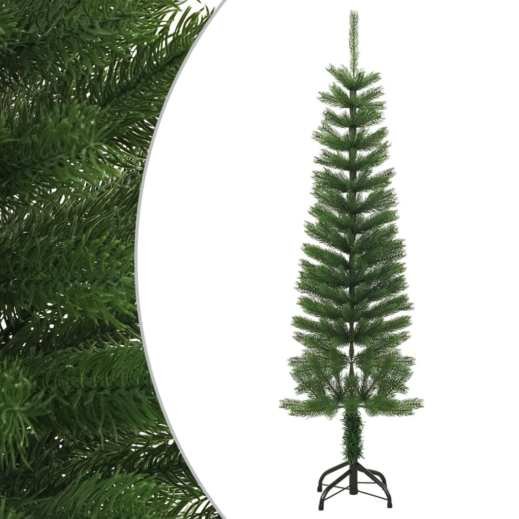 vidaXL Albero di Natale Artificiale Sottile con Base 520 cm PE