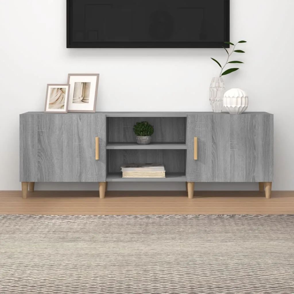 vidaXL Mobile Porta TV Grigio Sonoma 150x30x50 cm in Legno Multistrato