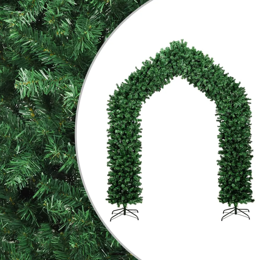 vidaXL Albero di Natale ad Arco Verde 270 cm