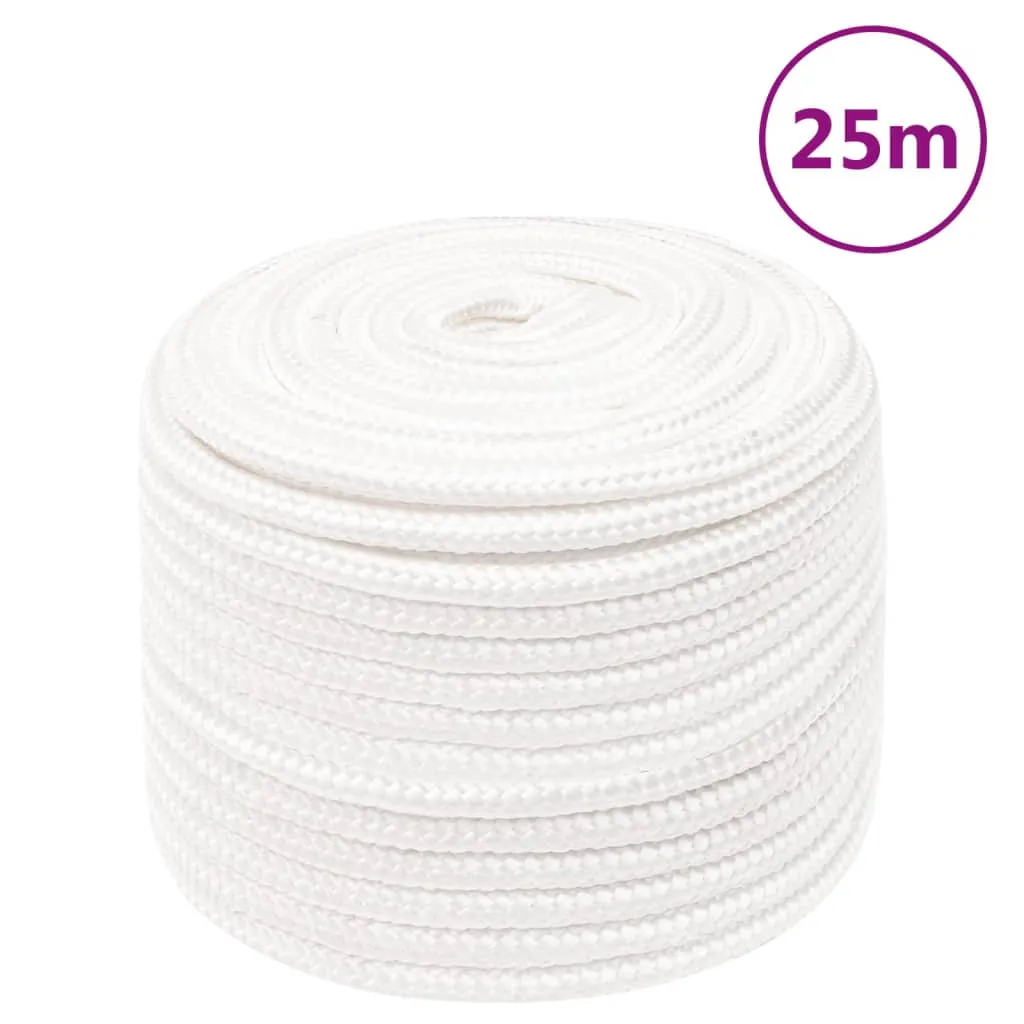 vidaXL Corda Nautica Completamente Bianca 14 mm 25 m in Polipropilene