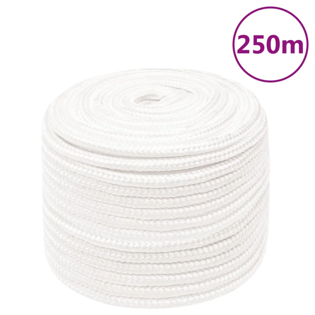 vidaXL Corda Nautica Completamente Bianca 14 mm 250 m in Polipropilene