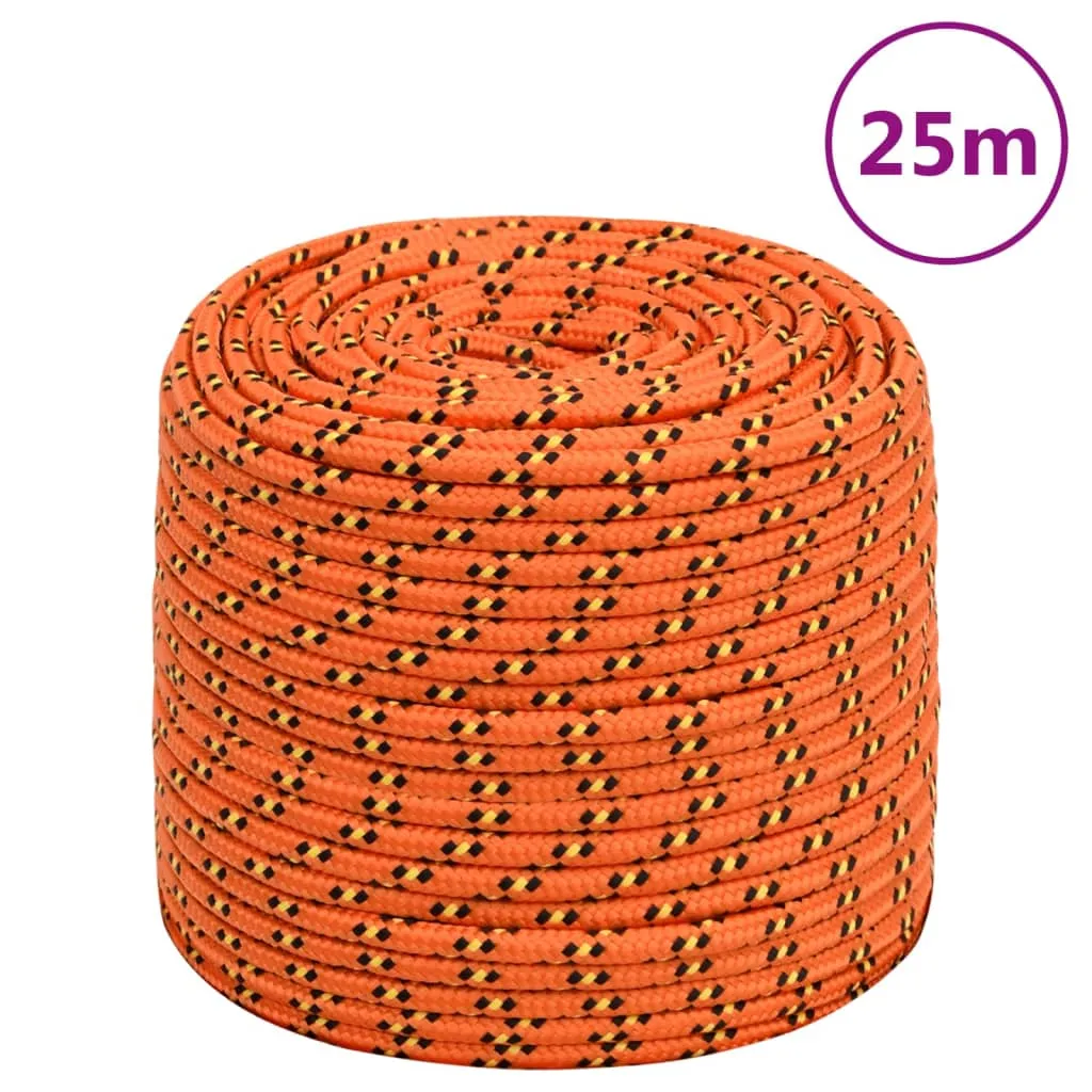 vidaXL Corda Nautica Arancione 6 mm 25 m in Polipropilene