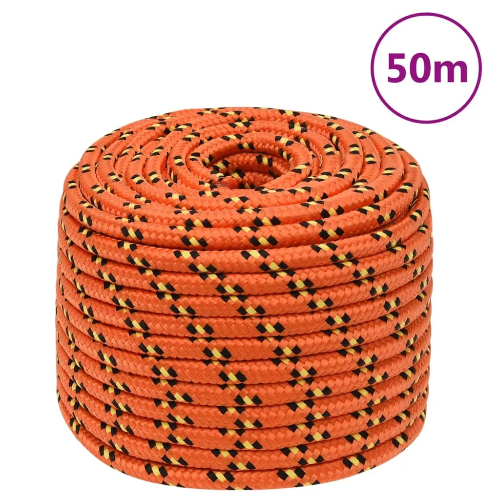 vidaXL Corda Nautica Arancione 12 mm 50 m in Polipropilene