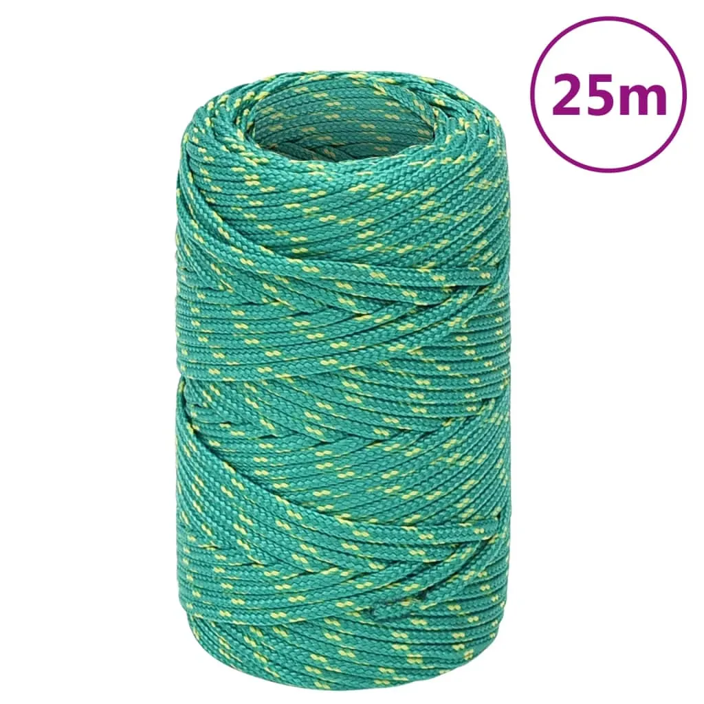 vidaXL Corda Nautica Verde 2 mm 25 m in Polipropilene