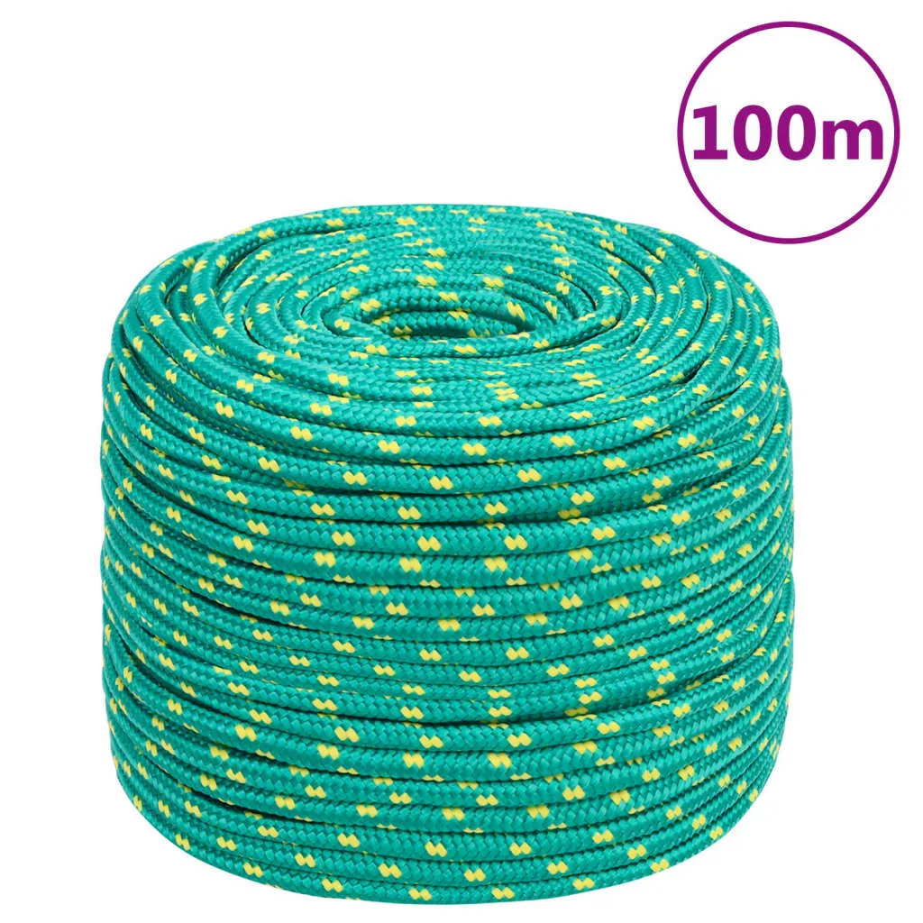 vidaXL Corda Nautica Verde 6 mm 100 m in Polipropilene