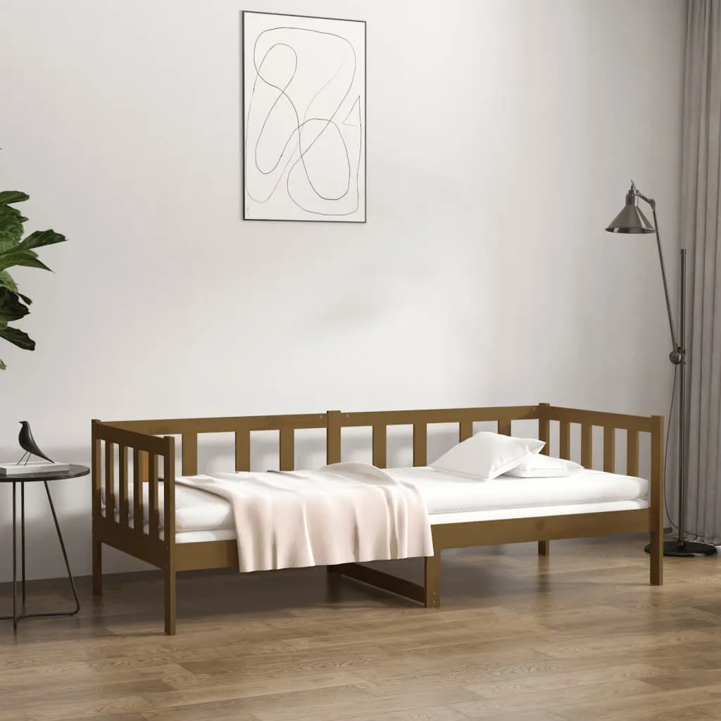 vidaXL Dormeuse Miele 90x190 cm in Legno Massello di Pino